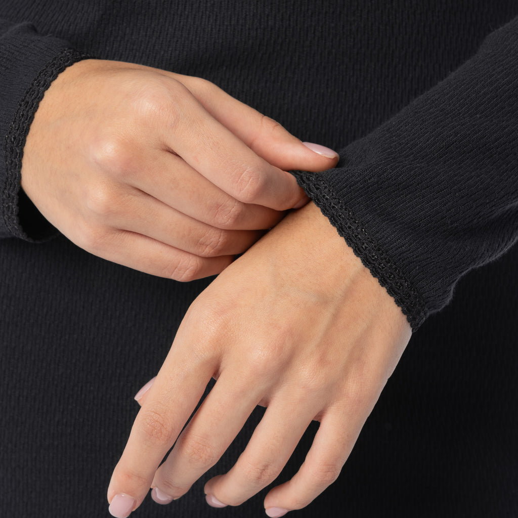 Women's Cotton Raschel Knit Thermal Crew – Indera Mills