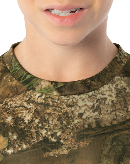 Youth Realtree APX Camo Thermal Set - Top and Pant