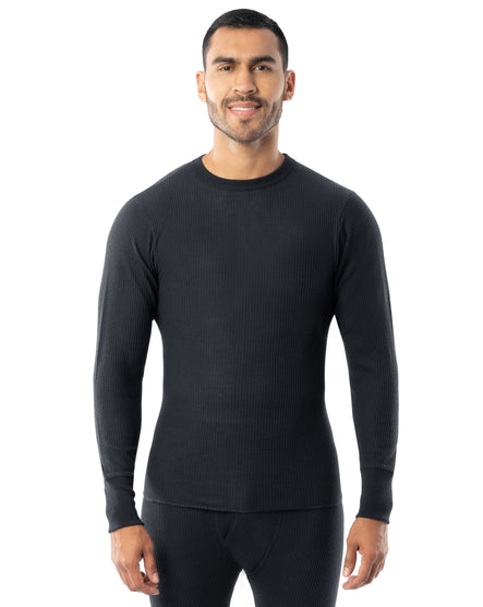 Men's Cotton Heavyweight Waffle Thermal Crew