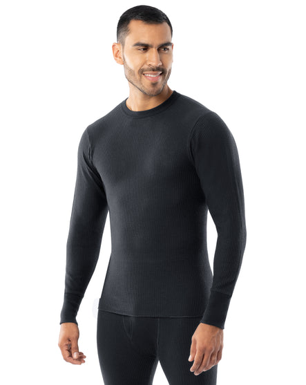 Men's Cotton Heavyweight Waffle Thermal Crew