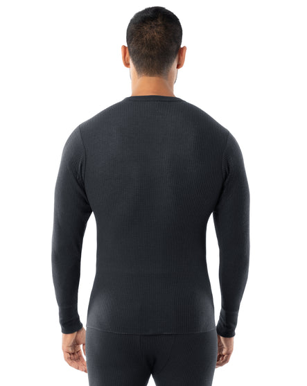 Men's Cotton Heavyweight Waffle Thermal Crew