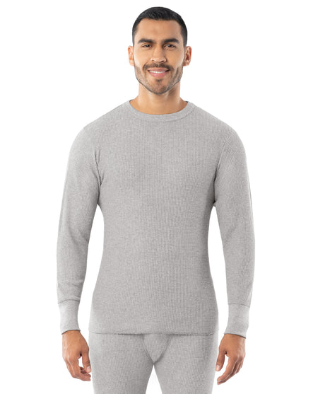 Men's Cotton Heavyweight Waffle Thermal Crew