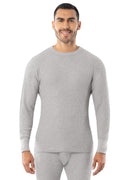 Men's Cotton Heavyweight Waffle Thermal Crew