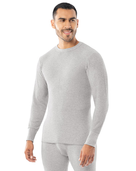 Men's Cotton Heavyweight Waffle Thermal Crew