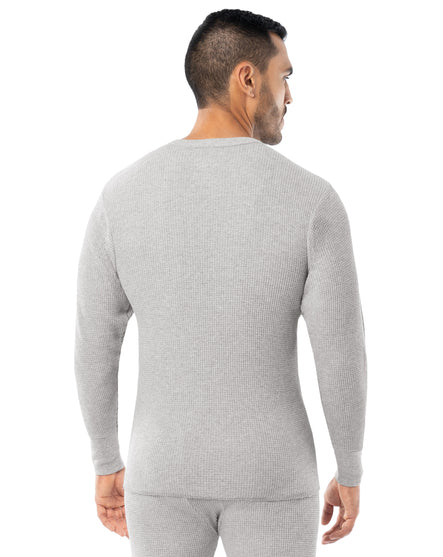 Men's Cotton Heavyweight Waffle Thermal Crew