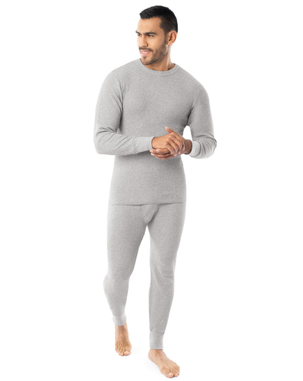 Men's Cotton Heavyweight Waffle Thermal Crew