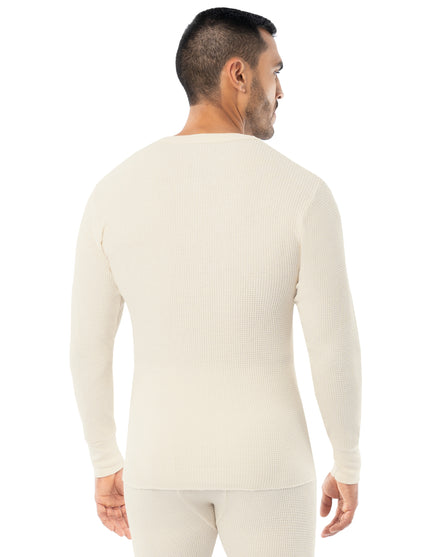 Men's Cotton Heavyweight Waffle Thermal Crew