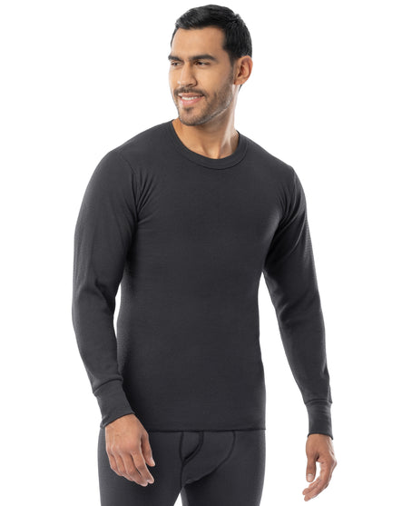 Men's Expedition Weight Cotton Raschel Knit Thermal Crew