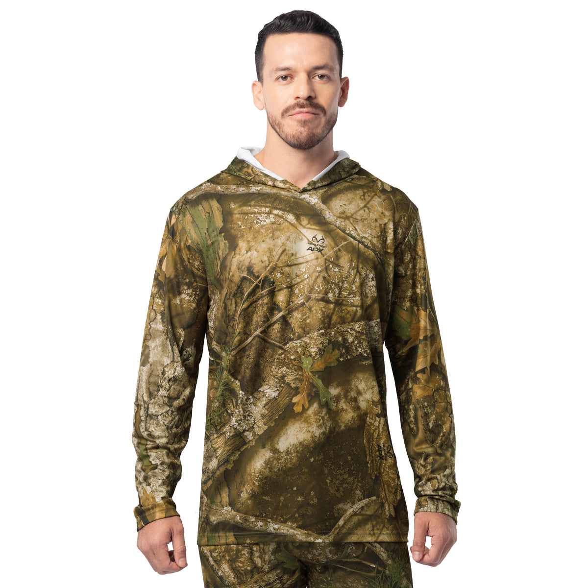 Men's Micro Tech Camo Baselayer Hooded Tee