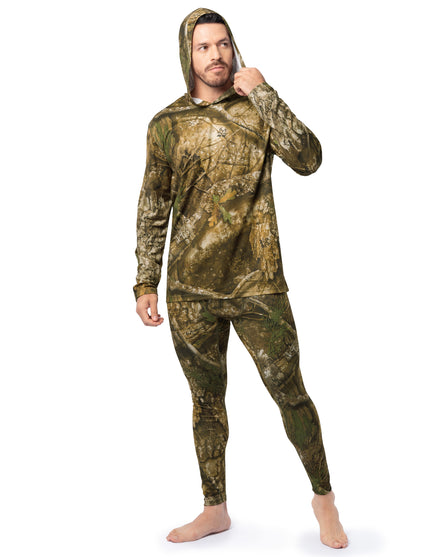 Men's Micro Tech Camo Baselayer Hooded Tee