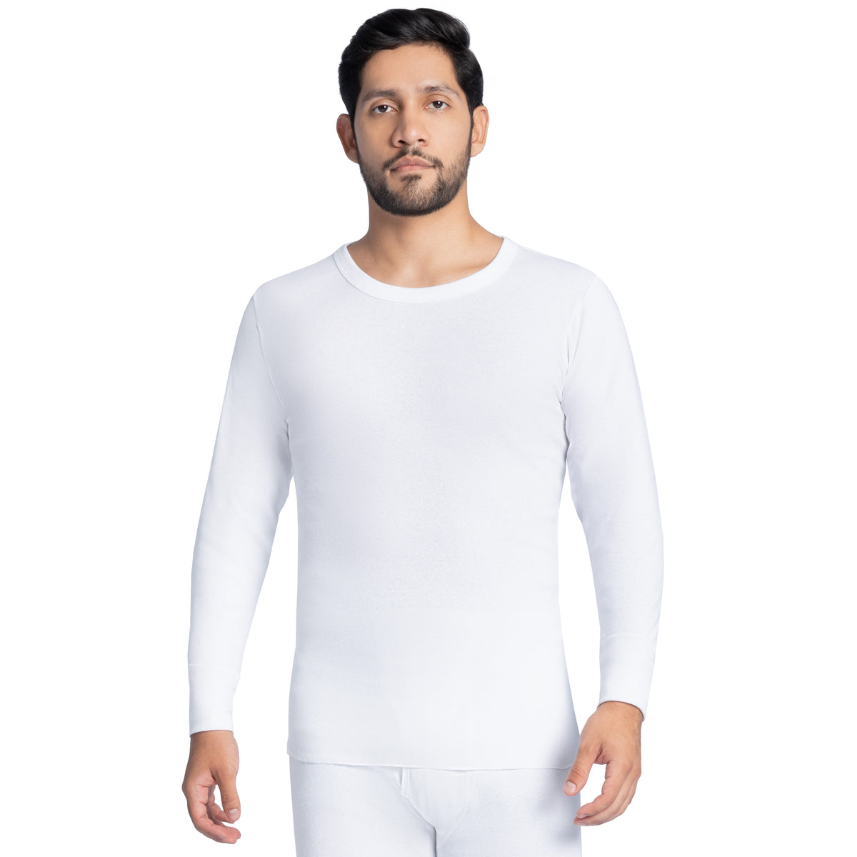 Men's Cotton Rib Knit Thermal Crew