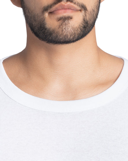 Men's Cotton Rib Knit Thermal Crew