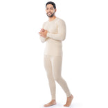Men's Expedition Weight Cotton Raschel Knit Thermal Crew