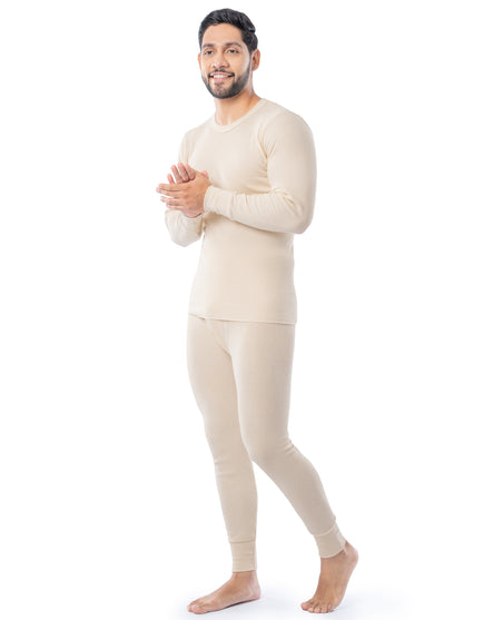 Men's Expedition Weight Cotton Raschel Knit Thermal Crew