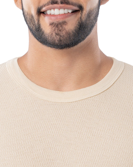 Men's Expedition Weight Cotton Raschel Knit Thermal Crew