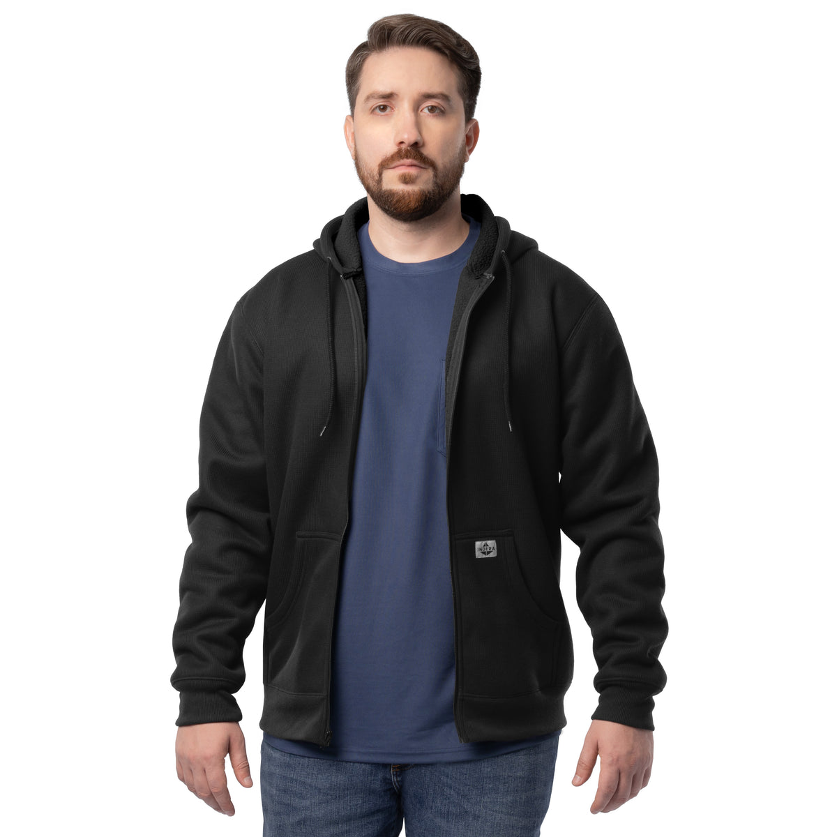 Men's Full Zip Thermal Hoodie