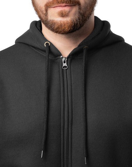 Men's Full Zip Thermal Hoodie