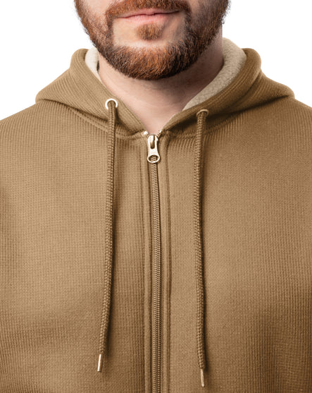 Men's Full Zip Thermal Hoodie