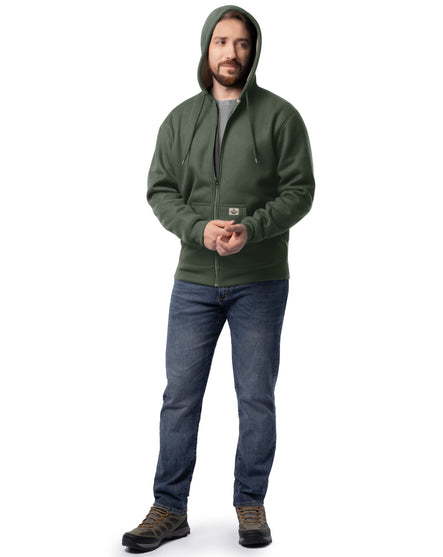 Men's Full Zip Thermal Hoodie