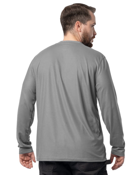 Men's Long Sleeve Performance Pocket Workwear Tee
