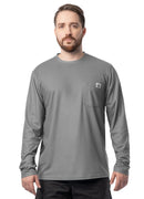 Men's Long Sleeve Performance Pocket Workwear Tee