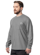 Men's Long Sleeve Performance Pocket Workwear Tee