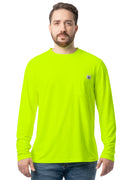 Men's Long Sleeve Performance Pocket Workwear Tee