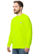 Men's Long Sleeve Performance Pocket Workwear Tee