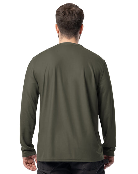Men's Long Sleeve Performance Pocket Workwear Tee