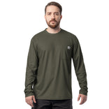 Men's Long Sleeve Performance Pocket Workwear Tee