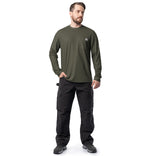 Men's Long Sleeve Performance Pocket Workwear Tee