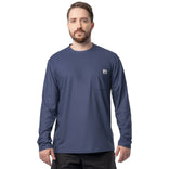Men's Long Sleeve Performance Pocket Workwear Tee
