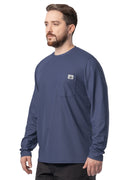 Men's Long Sleeve Performance Pocket Workwear Tee