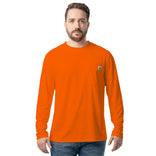Men's Long Sleeve Performance Pocket Workwear Tee