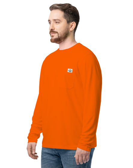 Men's Long Sleeve Performance Pocket Workwear Tee