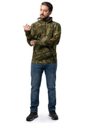 Men's RT APX Camo Quarter Zip Hoodie with Gaiter