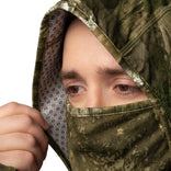 Men's RT APX Camo Quarter Zip Hoodie with Gaiter