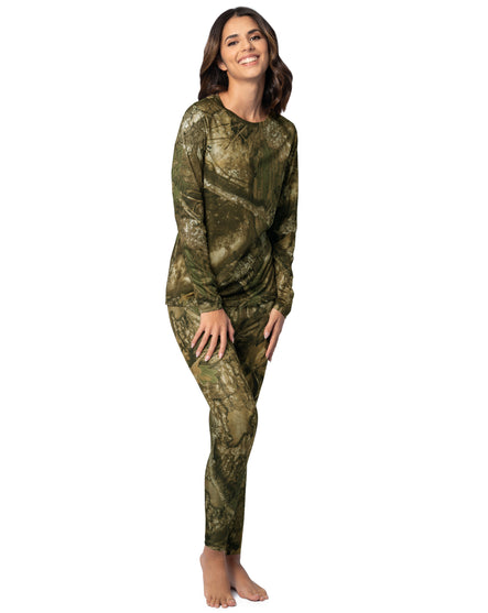 Women's Micro Tech Camo Crew