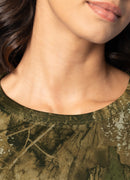 Women's Micro Tech Camo Crew