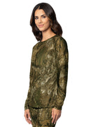 Women's Micro Tech Camo Crew
