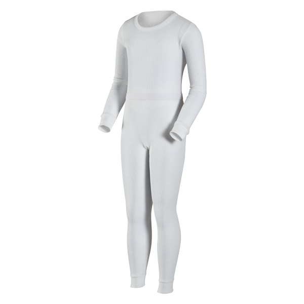 Girl's Traditional Waffle Set - Top and Pant
