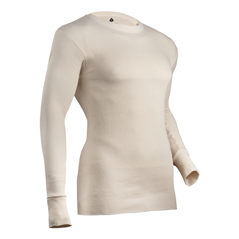 Men s Expedition Weight Cotton Raschel Knit Thermal Crew