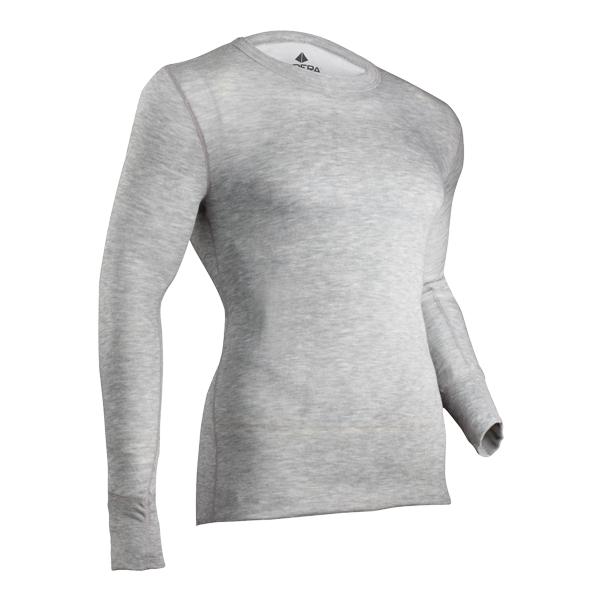 Men's 2-Layer Merino Wool Performance Base Layer Crew